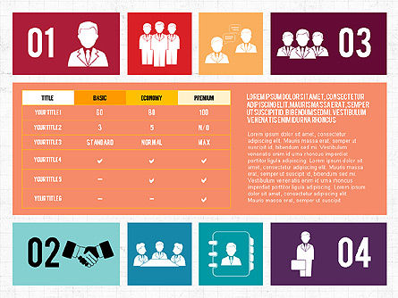 Templat Presentasi Tata Letak Kotak Dalam Desain Datar, Slide 2, 02829, Templat Presentasi — PoweredTemplate.com