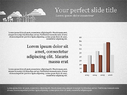 Presentazione di ecologia con i grafici basati su dati, Slide 12, 02830, Modelli Presentazione — PoweredTemplate.com