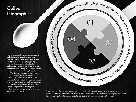 Infografía del Consumo de Café, Diapositiva 11, 02834, Infografías — PoweredTemplate.com