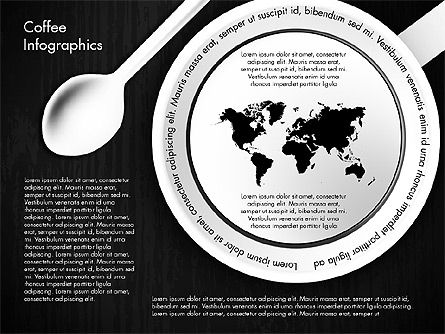 Kaffeeverbrauch Infografiken, Folie 9, 02834, Infografiken — PoweredTemplate.com