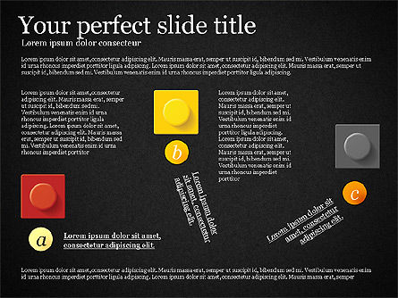 레고 블록 프레젠테이션 개념, 슬라이드 14, 02836, 프레젠테이션 템플릿 — PoweredTemplate.com
