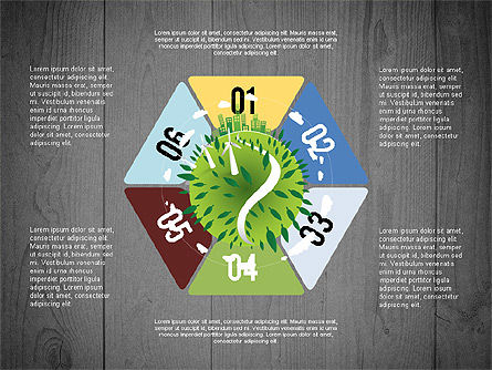 绿色行星地球概念, 幻灯片 12, 02841, 阶段图 — PoweredTemplate.com