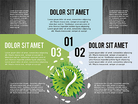 Green Planet earth concept, Slide 13, 02841, Diagrammi Palco — PoweredTemplate.com