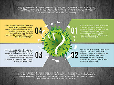 Green Planet earth concept, Slide 16, 02841, Diagrammi Palco — PoweredTemplate.com