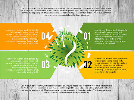 Green Planet Earth Concept, Slide 8, 02841, Stage Diagrams — PoweredTemplate.com