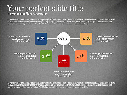 Elegant Flat Designed Presentation Template, Slide 15, 02843, Presentation Templates — PoweredTemplate.com