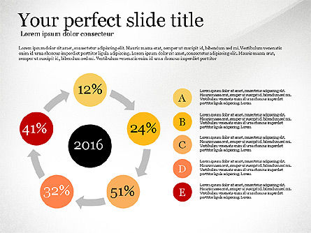 Elegant Flat Designed Presentation Template, Slide 5, 02843, Presentation Templates — PoweredTemplate.com