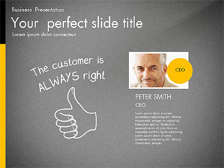 Kwaliteit van de dienstverlening presentatiesjabloon, Dia 15, 02846, Datagestuurde Diagrammen — PoweredTemplate.com