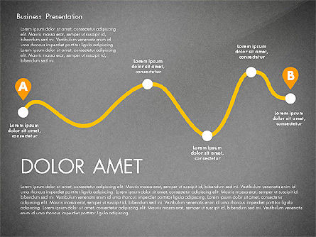 Plantilla de presentación de Pitch Deck creativa, Diapositiva 11, 02850, Formas — PoweredTemplate.com