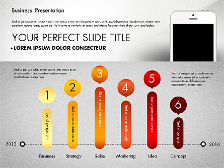 Business Report Presentation Concept, Slide 5, 02851, Presentation Templates — PoweredTemplate.com