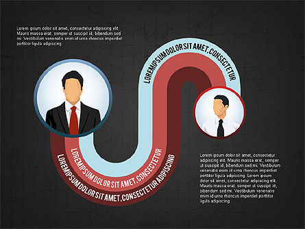 Opties en zakenmensen, Dia 14, 02852, Stage diagrams — PoweredTemplate.com