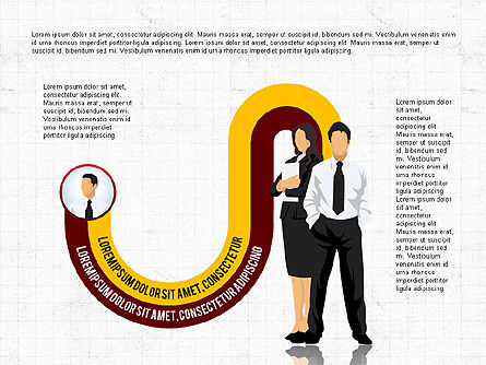 Opties en zakenmensen, Dia 4, 02852, Stage diagrams — PoweredTemplate.com