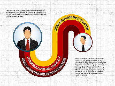 Opciones y gente de negocios, Diapositiva 6, 02852, Diagramas de la etapa — PoweredTemplate.com