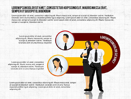 Options et gens d'affaires, Diapositive 7, 02852, Schémas d'étapes — PoweredTemplate.com
