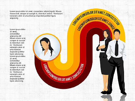 Opzioni e uomini d'affari, Slide 8, 02852, Diagrammi Palco — PoweredTemplate.com