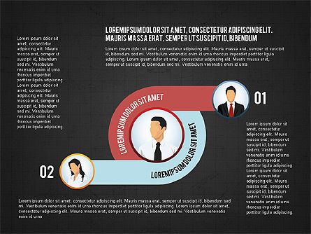 Opzioni e uomini d'affari, Slide 9, 02852, Diagrammi Palco — PoweredTemplate.com