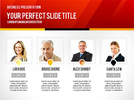 Vivid Business Presentation, Slide 7, 02853, Presentation Templates — PoweredTemplate.com