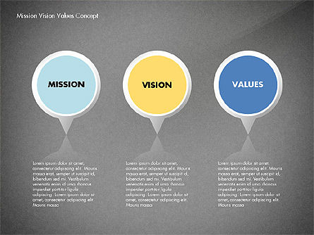 Mission, Vision and Core Values Concept, Slide 16, 02854, Business Models — PoweredTemplate.com