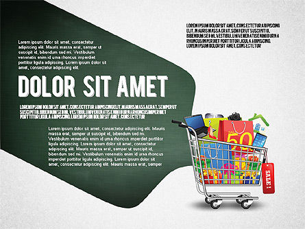 Einkaufen und Verkauf Infografiken Toolbox, Folie 3, 02855, Infografiken — PoweredTemplate.com