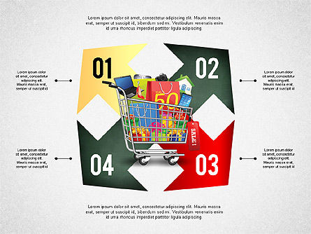 쇼핑 및 판매 infographics 도구 상자, 슬라이드 8, 02855, 인포메이션 그래픽 — PoweredTemplate.com