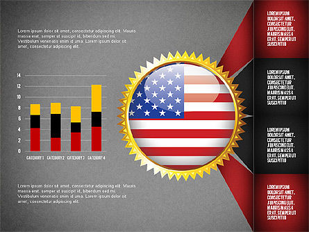 USA Quality Infographic Concept, Slide 13, 02858, Infographics — PoweredTemplate.com