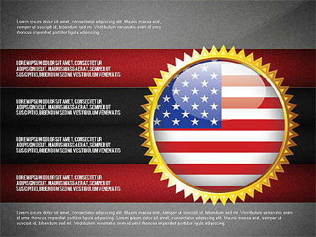 USA Quality Infographic Concept, Slide 14, 02858, Infographics — PoweredTemplate.com