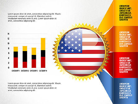 USA Quality Infographic Concept, Slide 5, 02858, Infographics — PoweredTemplate.com