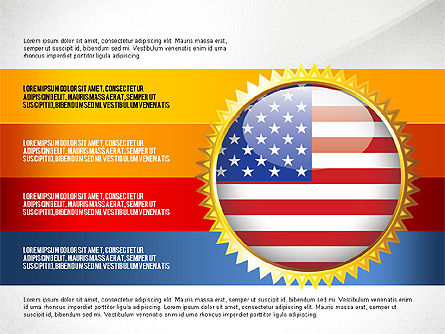 USA Quality Infographic Concept, Slide 6, 02858, Infographics — PoweredTemplate.com