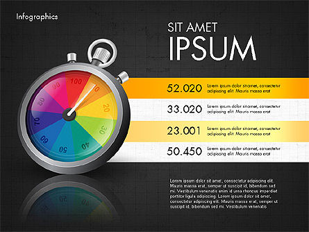 Productivity and Benchmark Infographics , Slide 16, 02859, Infographics — PoweredTemplate.com