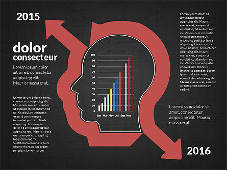 Comparación de años, Diapositiva 12, 02860, Diagramas basados en datos — PoweredTemplate.com