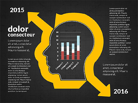 Comparación de años, Diapositiva 9, 02860, Diagramas basados en datos — PoweredTemplate.com