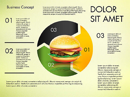 Hamburger Infografiken, Folie 6, 02865, Infografiken — PoweredTemplate.com