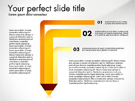 タイムラインオプションの概念, スライド 2, 02866, 段階図 — PoweredTemplate.com