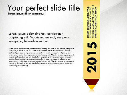 タイムラインオプションの概念, スライド 3, 02866, 段階図 — PoweredTemplate.com