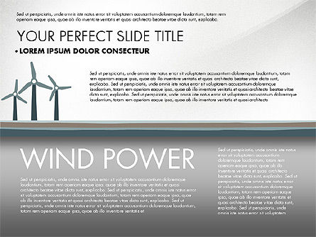 Alternate Power Sources Presentation Concept, 02867, Presentation Templates — PoweredTemplate.com