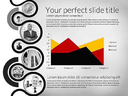 データ駆動型チャートによるチームプレゼンテーション, スライド 10, 02870, データベースの図＆グラフ — PoweredTemplate.com