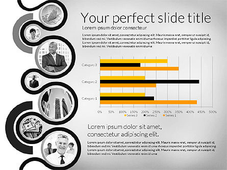 データ駆動型チャートによるチームプレゼンテーション, スライド 14, 02870, データベースの図＆グラフ — PoweredTemplate.com