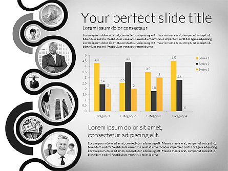 데이터 기반 차트로 팀 프리젠 테이션, 슬라이드 15, 02870, 데이터 주도형 도표 및 차트 — PoweredTemplate.com