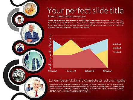 Présentation de l'équipe avec diagrammes basés sur les données, Diapositive 2, 02870, Schémas, graphiques de données — PoweredTemplate.com