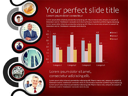 データ駆動型チャートによるチームプレゼンテーション, スライド 7, 02870, データベースの図＆グラフ — PoweredTemplate.com