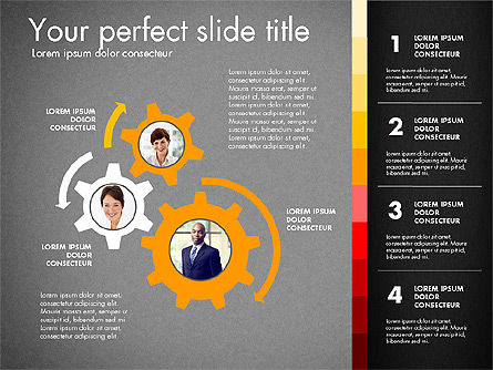 Team Presentation Template, Slide 16, 02873, Presentation Templates — PoweredTemplate.com