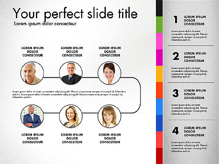 Modèle de présentation d'équipe, Diapositive 2, 02873, Modèles de présentations — PoweredTemplate.com