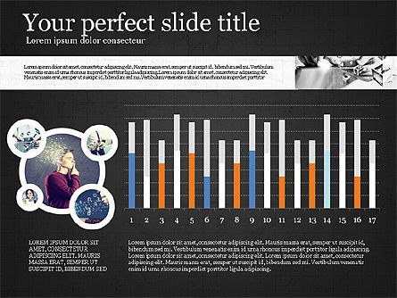 Visuele presentatie template, Dia 11, 02881, Presentatie Templates — PoweredTemplate.com