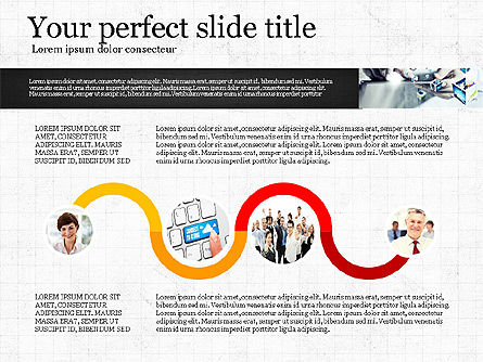 Modèle de présentation visuelle, Diapositive 6, 02881, Modèles de présentations — PoweredTemplate.com