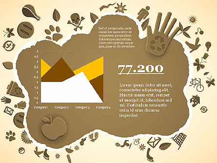 Duurzaamheid presentatiesjabloon, Dia 10, 02882, Presentatie Templates — PoweredTemplate.com