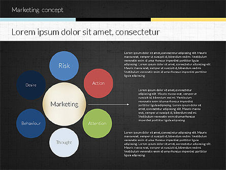 Concepto de Presentación de Marketing, Diapositiva 11, 02884, Plantillas de presentación — PoweredTemplate.com