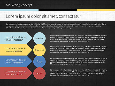 Concepto de Presentación de Marketing, Diapositiva 14, 02884, Plantillas de presentación — PoweredTemplate.com