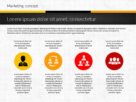 Concept de présentation marketing, Diapositive 7, 02884, Modèles de présentations — PoweredTemplate.com