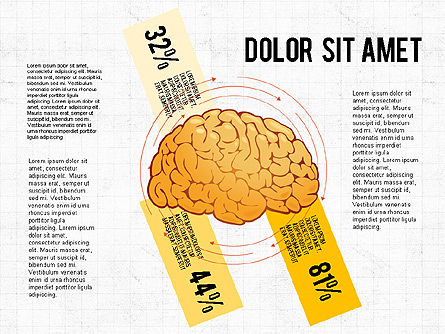 Cervello processi e opzioni concetto, Slide 3, 02887, Diagrammi e Grafici Medici — PoweredTemplate.com