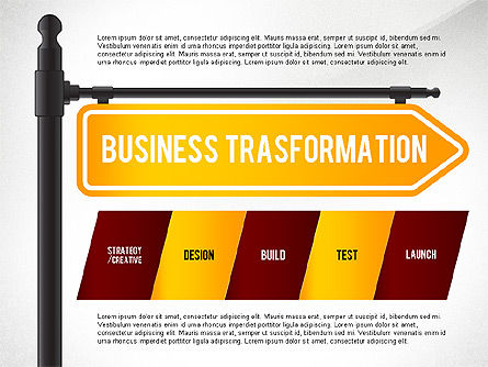 Presentación con gráficos y marcas, Diapositiva 8, 02889, Plantillas de presentación — PoweredTemplate.com